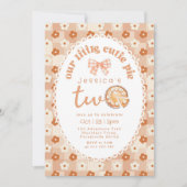 Little Süsse Pie ist Party zum 2. Einladung (Vorderseite)