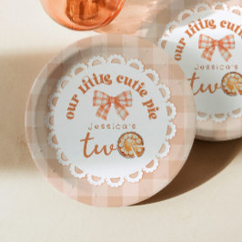 Little Süsse Pie macht zwei Geburtstage Pappteller