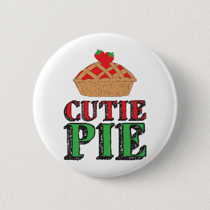 Little Süsse Pie Sweet Stuff Strawberry Cutiepies Button
