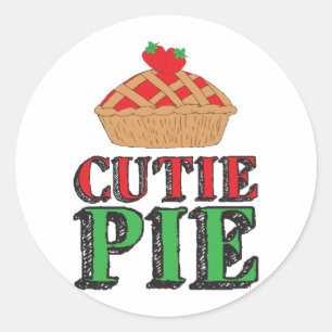 Little Süsse Pie Sweet Stuff Strawberry Cutiepies Runder Aufkleber