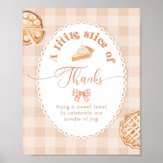 Little Süsse Pie Sweet vielen Dank Poster (Vorne)