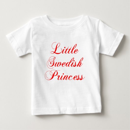 Little Swedish Princess Baby T-shirt (Vorderseite)