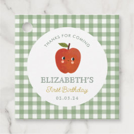 Little Sweet Apple First Geburtstag Geschenkanhänger