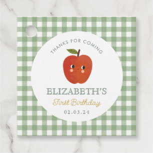 Little Sweet Apple First Geburtstag Geschenkanhänger