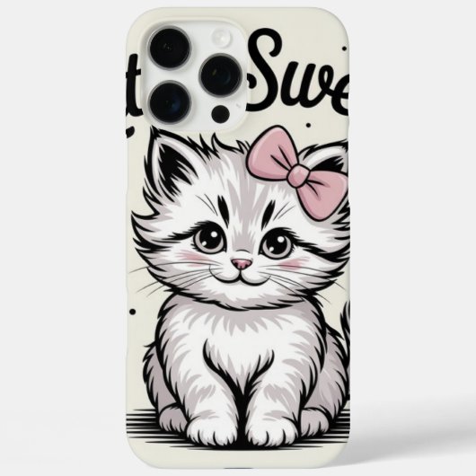 Little Sweet Kitty Case-Mate iPhone Hülle (Rückseite)