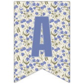 Little Sweet Pea Floral Happy Birthday Wimpelkette (Zweite Fahne)