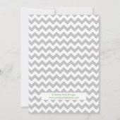 Little Sweet Pea Girl Kinderdusche Einladung (Rückseite)