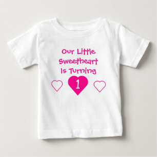 Little Sweetheart 1. Geburtstag Baby T-shirt