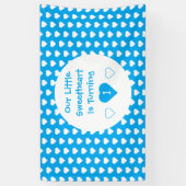 Little Sweetheart 1. Geburtstag Banner (Vertikal)