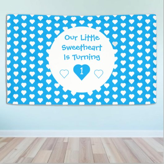 Little Sweetheart 1. Geburtstag Banner