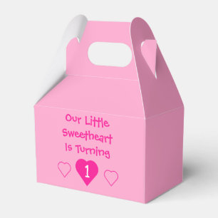Little Sweetheart 1. Geburtstag Geschenkschachtel