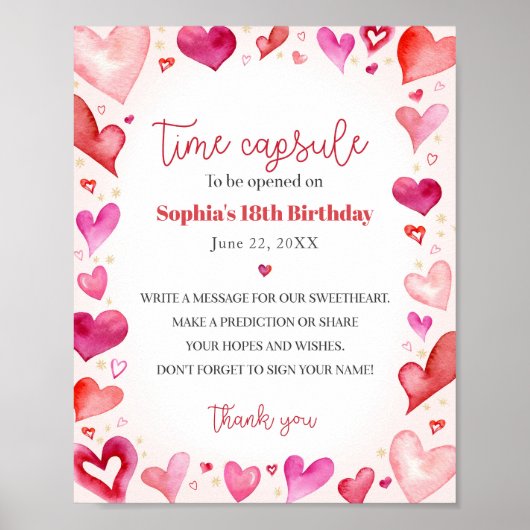 Little Sweetheart Advice Time Kapselunterschrift Poster (Vorne)