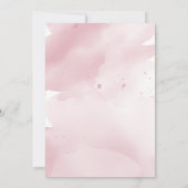 Little Sweetheart Baby Dusche Blumenstrauß Niedlic Einladung (Rückseite)