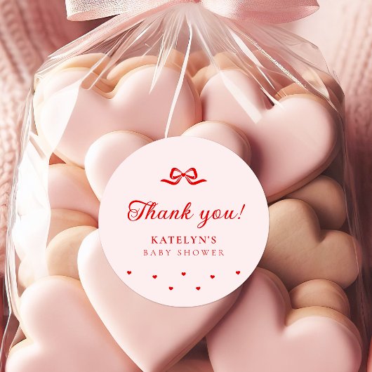 Little Sweetheart Baby Shower Stickers