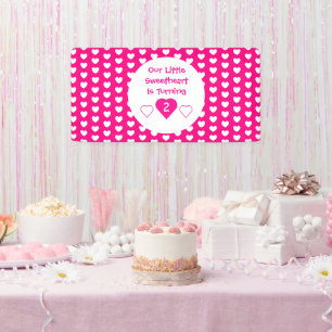 Little Sweetheart Birthday Banner