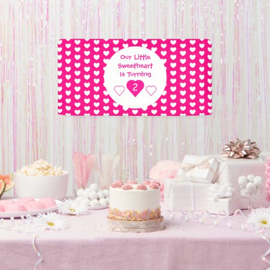 Little Sweetheart Birthday Banner (Party)