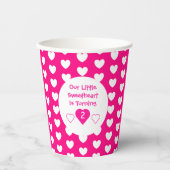 Little Sweetheart Birthday Pappbecher (Vorderseite)