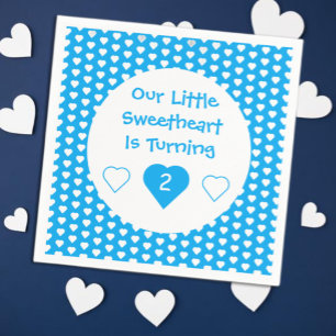 Little Sweetheart Birthday Serviette