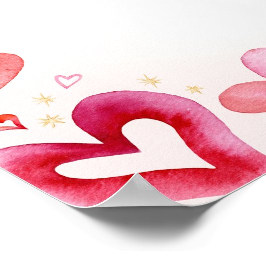 Little Sweetheart Birthday Welcome Sign Poster (Ecke)