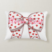 Little Sweetheart Bow Personalisiert Dekokissen (Rückseite)
