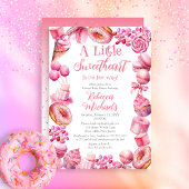 Little Sweetheart Candy Frame Virtual Baby Dusche Einladung