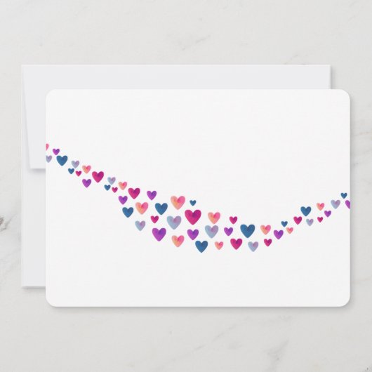 Little Sweetheart - Einladung zum zweiten Geburtst (Rückseite)