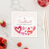 Little Sweetheart Februar Party Serviette (Beispiel)