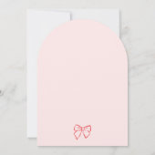 Little Sweetheart First Birthday Invitation Einladung (Rückseite)