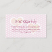 Little Sweetheart Girl Shower Books for Baby Begleitkarte (Vorderseite)