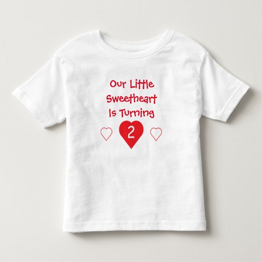 Little Sweetheart Kleinkind T-shirt (Vorderseite)