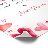 Little Sweetheart Lieblingsunterschrift Poster (Ecke)