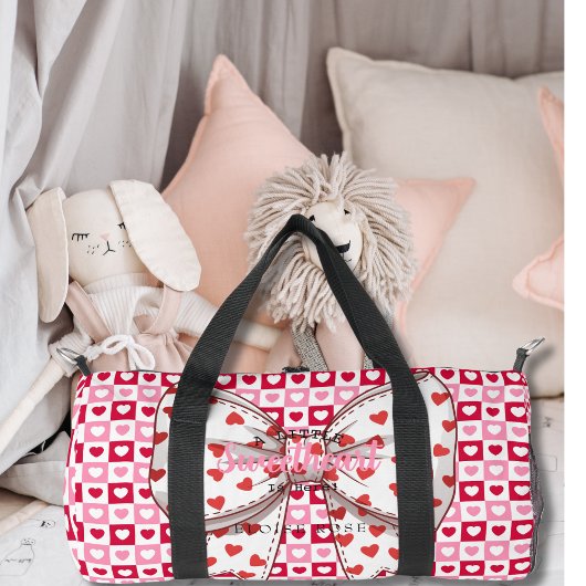 Little Sweetheart Matching Newborn Hospital Duffle Bag