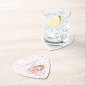 Little Sweetheart Pink Baby Dusche Untersetzer (Vor Ort)