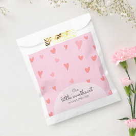 Little Sweetheart Pink Peach Herzen 1. Geschenktütchen
