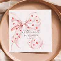 Little Sweetheart Pink Red Baby Dusche