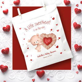 Little Sweetheart Red Cookie Baby Shower Fevor Bag Geschenktütchen