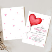 Little Sweetheart Red Valentine Baby Dusche Einladung