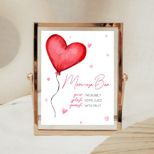 Little Sweetheart Red Valentine Mama Osa Bar Poster