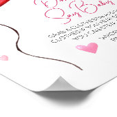 Little Sweetheart Red Valentine Sage kein Baby Poster (Ecke)