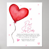 Little Sweetheart Red Valentine Sage kein Baby Poster (Vorne)