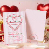 Little Sweetheart Valentine Baby Shower Invitation Einladung