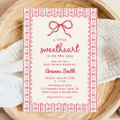 Little Sweetheart Valentine Baby Shower Invitation Einladung