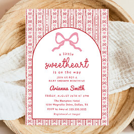 Little Sweetheart Valentine Baby Shower Invitation Einladung