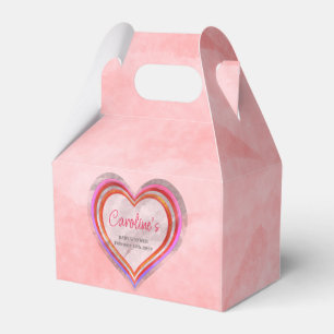 Little Sweetheart Valentine Watercolor Babydusche Geschenkschachtel