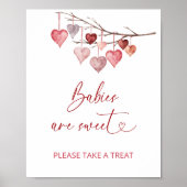 Little Sweetheart Valentines Babies sind süß Poster (Vorne)