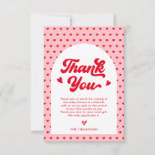 Little Sweetheart Valentines Baby Dusche Dankeskarte (Vorderseite)