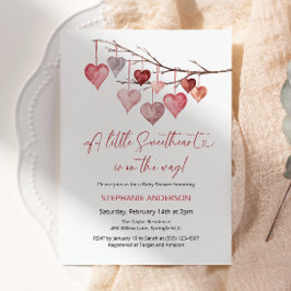 Little Sweetheart Valentines Baby Dusche Einladung