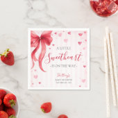 Little Sweetheart Valentines Baby Shower Serviette (Beispiel)