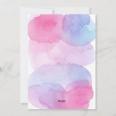 Little Sweetheart Valentines Birthday Invitation Feiertagskarte (Rückseite)