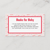 Little Sweetheart Valentines Books for Baby Begleitkarte (Vorderseite)